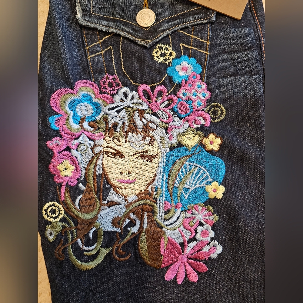 ✨ TRUE RELIGION JOEY MISS GROOVY JEANS ✨🔥 VINTAGE & RARE — BRAND NEW WITH TAGS! - Picture 3 of 7